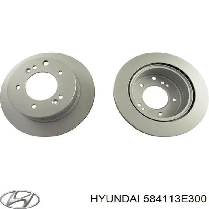 Comprar 584113E300 Hyundai/Kia Disco de freno trasero