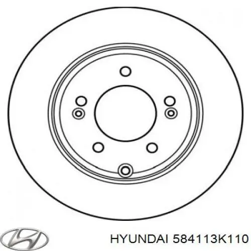 Frenos traseros Hyundai/Kia 584113K110