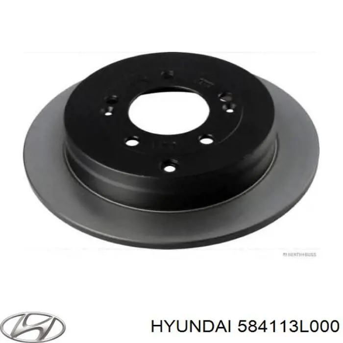 584113L000 Hyundai/Kia disco de freno trasero