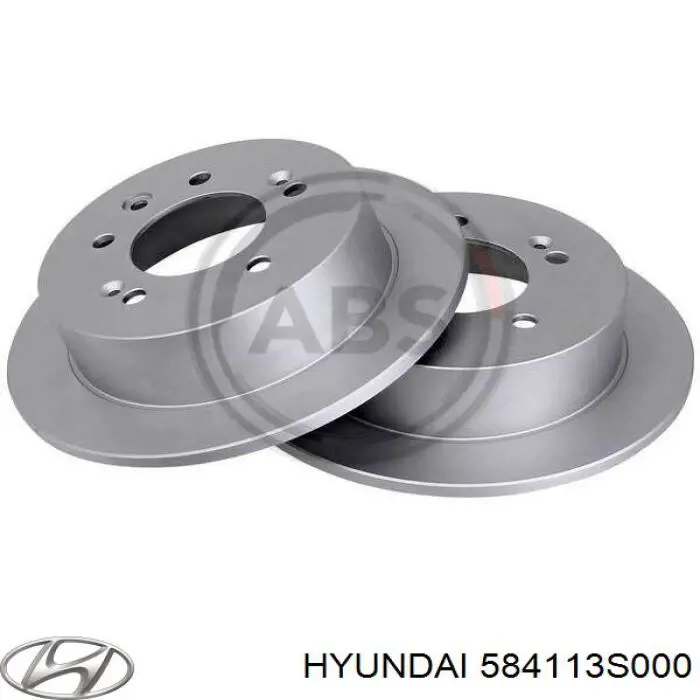 Comprar 584113S000 Hyundai/Kia Disco de freno trasero