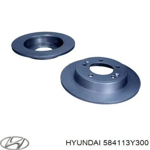 584113Y300 Hyundai/Kia disco de freno trasero
