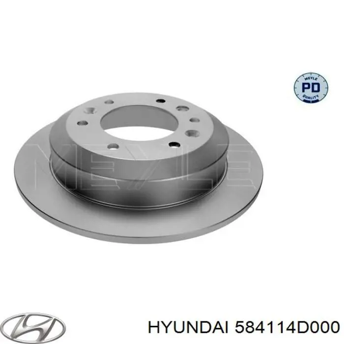 Frenos traseros Hyundai/Kia 584114D000