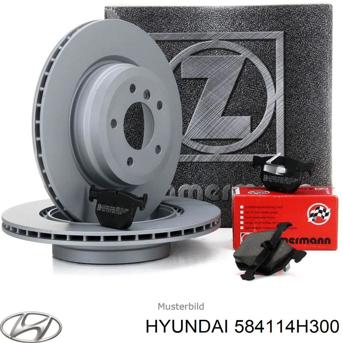 Comprar 584114H300 Hyundai/Kia Disco de freno trasero
