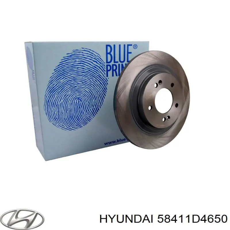 Disco de freno trasero Hyundai/Kia 58411D4650 precio, desde 60,40 EUR