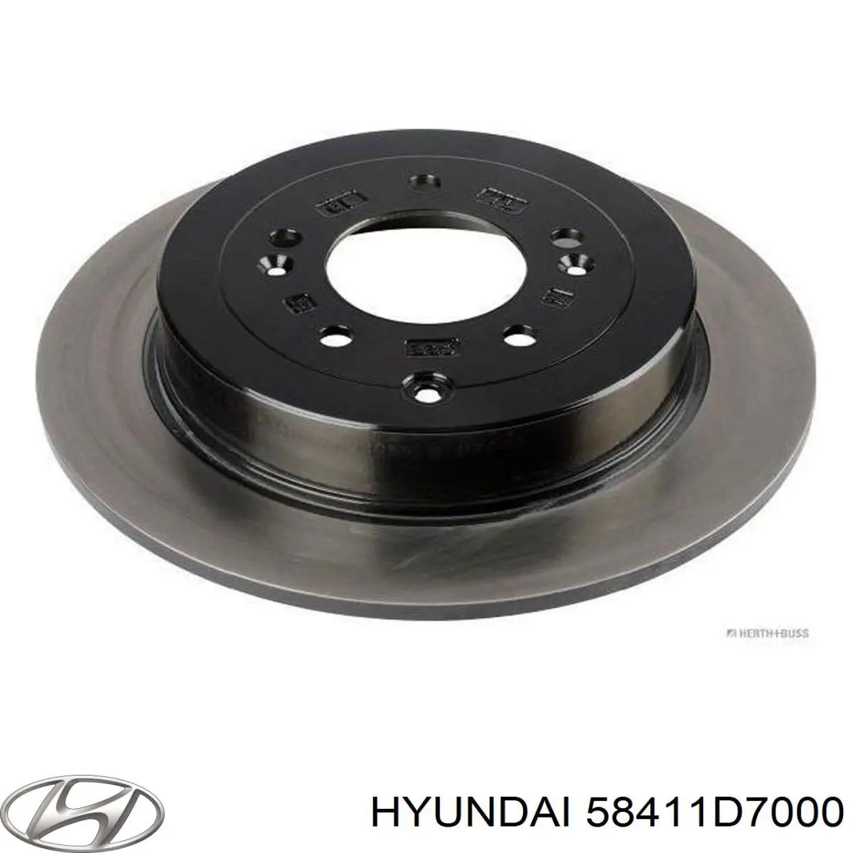 Disco de freno trasero Hyundai/Kia 58411D7000 precio, desde 43,26 EUR