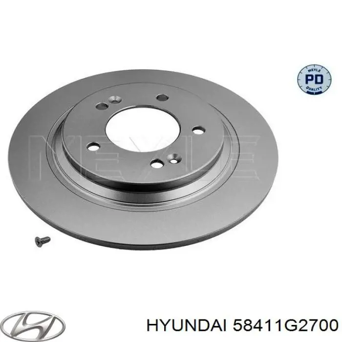 Comprar 58411G2700 Hyundai/Kia Disco de freno trasero