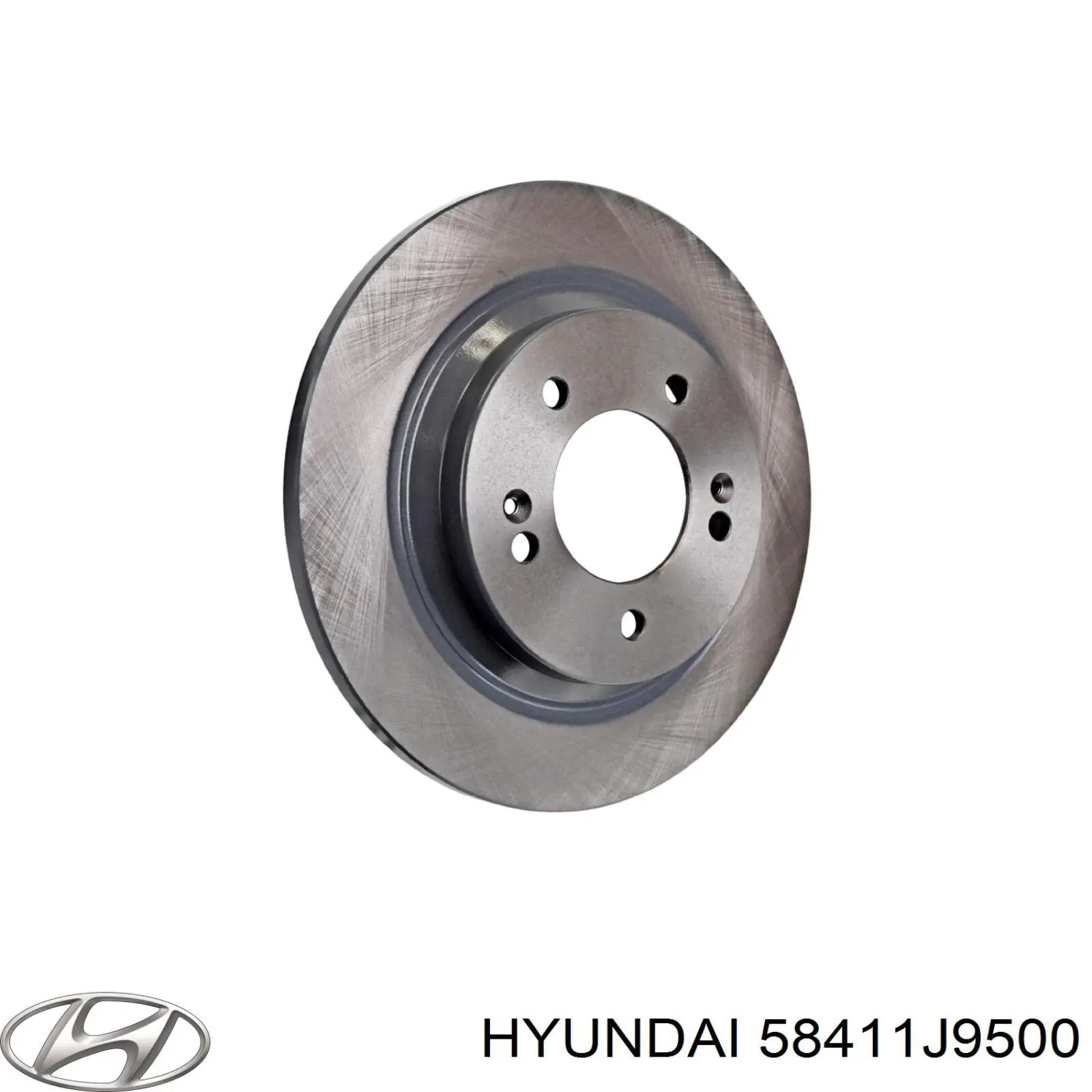 58411J9500 Hyundai/Kia Freno de disco trasero