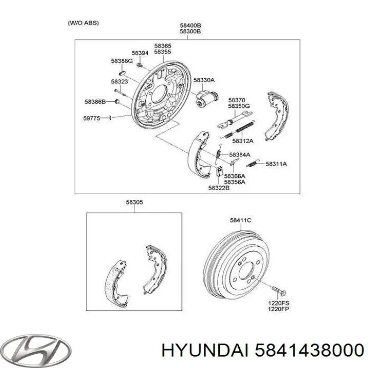 5841438000 Hyundai/Kia