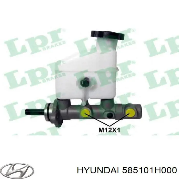 Cilindro maestro de frenos Hyundai/Kia 585101H000 precio, desde 79,86 EUR