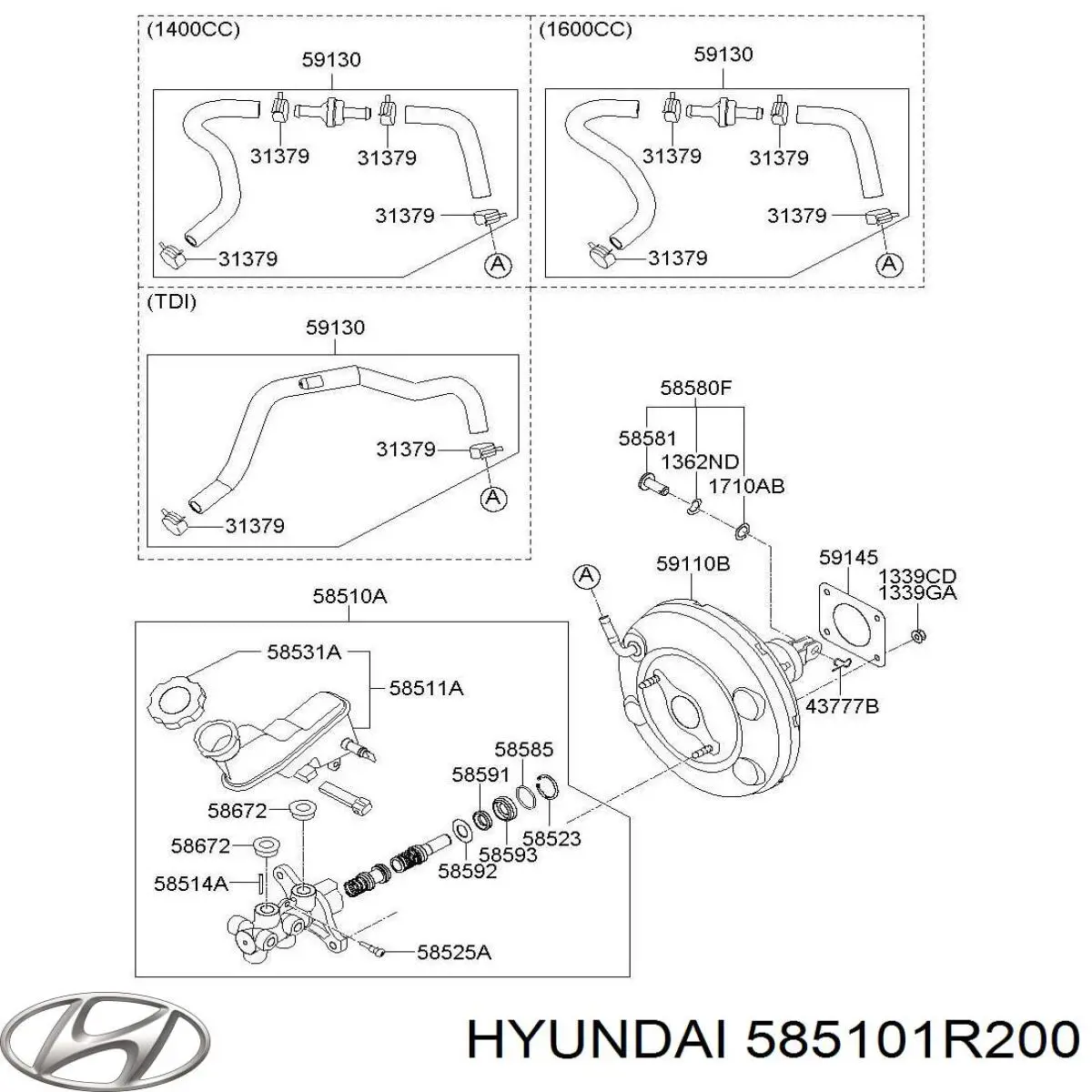 585101R200 Hyundai/Kia