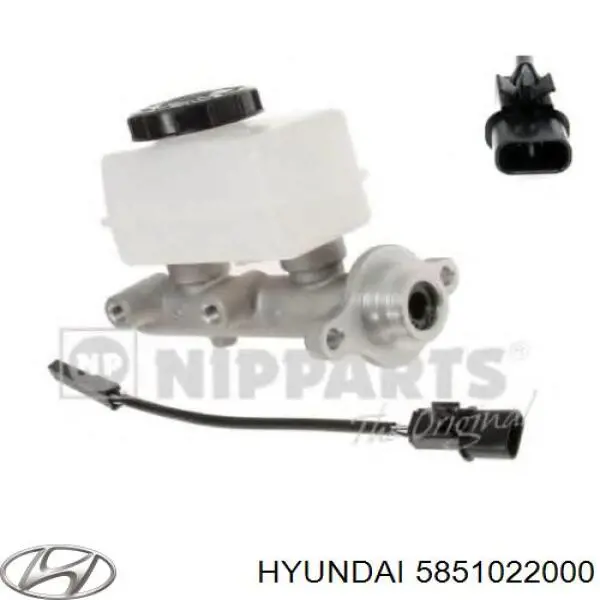 Cilindro principal de freno Hyundai Accent 1