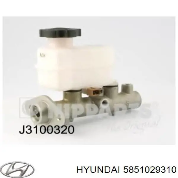 5851029310 Hyundai/Kia bomba de freno