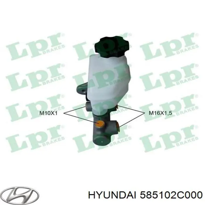 Cilindro principal de freno para Hyundai Coupe (GK)