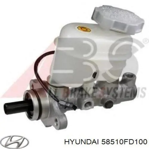 58510FD100 Hyundai/Kia cilindro principal de freno