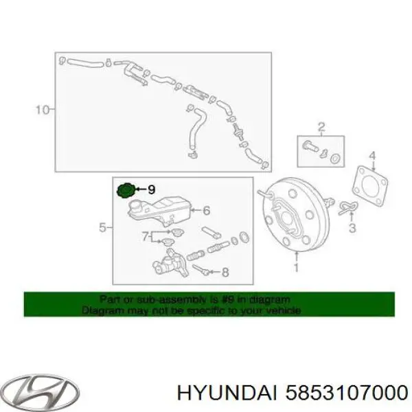 5853107000 Hyundai/Kia