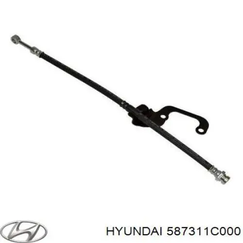 SL5923 ABS Tubo flexible de frenos delantero izquierdo 