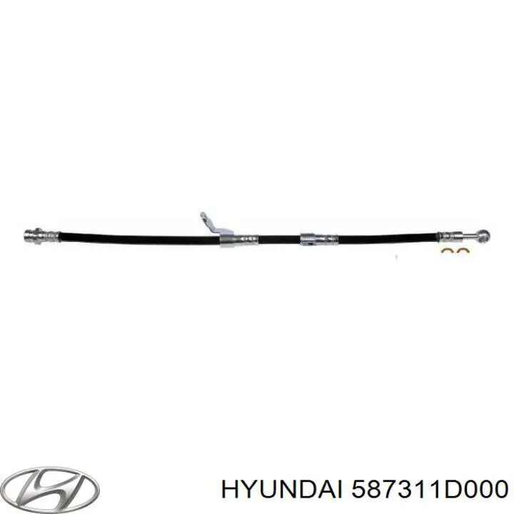 587311D000 Hyundai/Kia latiguillos de freno delantero izquierdo