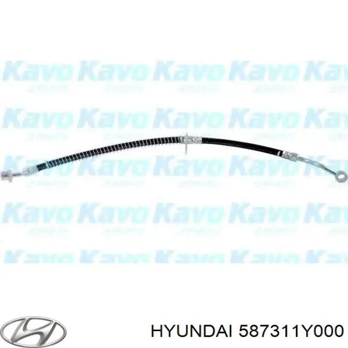 587311Y000 Hyundai/Kia latiguillos de freno delantero izquierdo