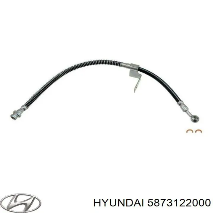 5873122000 Hyundai/Kia latiguillos de freno delantero izquierdo