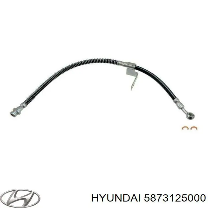 Tubo flexible de frenos delantero izquierdo para Hyundai Accent (LC)