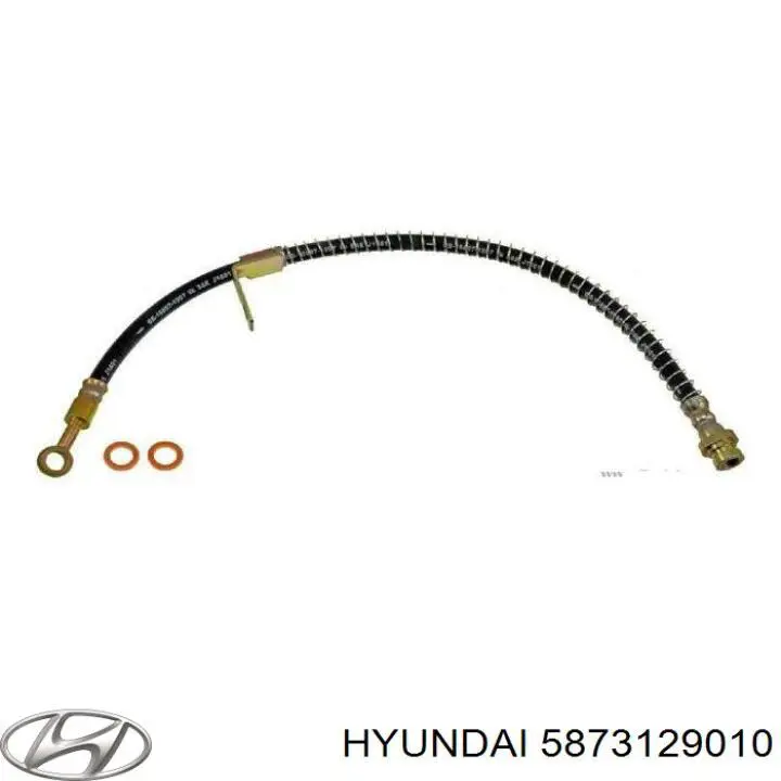 5873129010 Hyundai/Kia tubo flexible de frenos delantero izquierdo