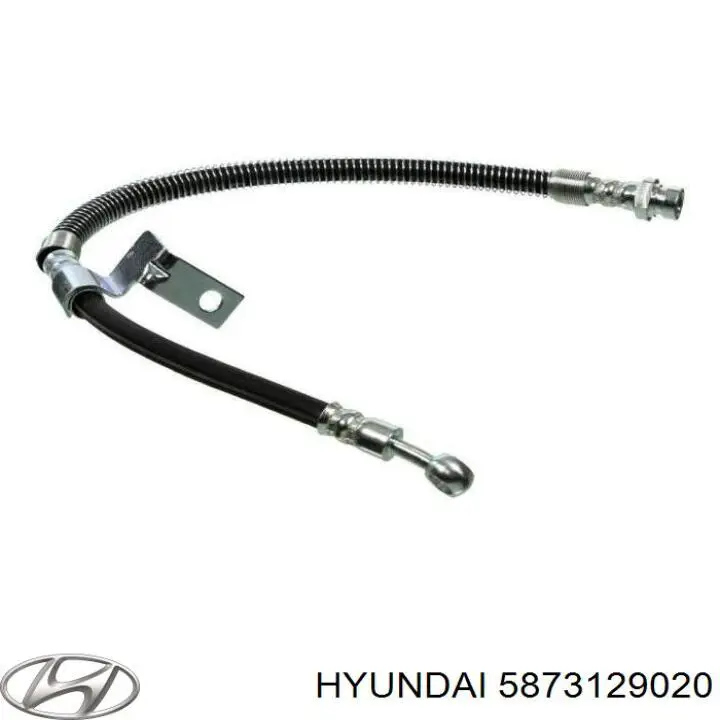 5873129020 Hyundai/Kia tubo flexible de frenos delantero izquierdo