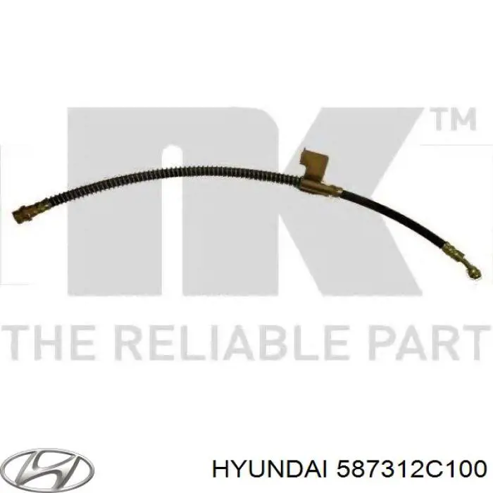 Manguera de freno delantero izquierdo para Hyundai Coupe (GK)