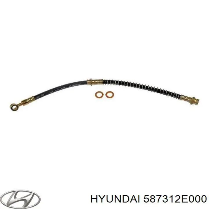 Comprar 587312E000 Hyundai/Kia Latiguillos de freno delantero izquierdo
