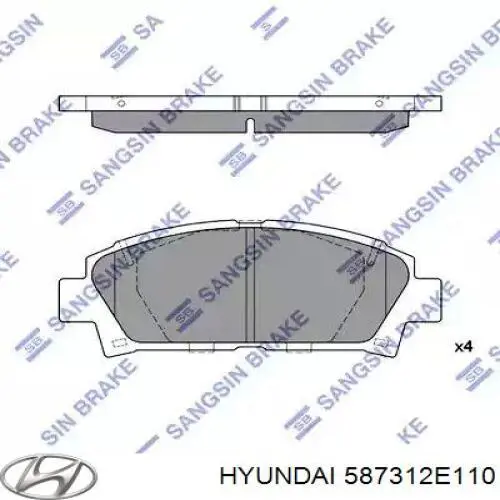Manguera de freno delantera izquierda Hyundai/Kia 587312E110 precio, desde 26,89 EUR