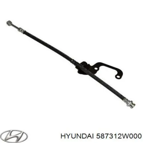 Tubo flexible de frenos delantero izquierdo para Hyundai Santa Fe (DM)