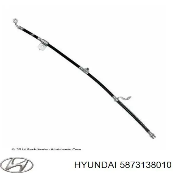 Tubo flexible de frenos delantero izquierdo para Hyundai Sonata (EF)