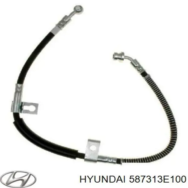 587313E100 Hyundai/Kia latiguillos de freno delantero izquierdo