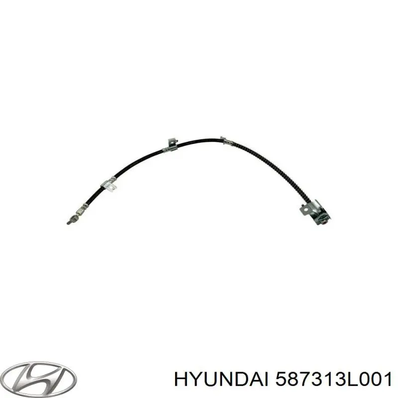 587313L001 Hyundai/Kia tubo flexible de frenos delantero izquierdo