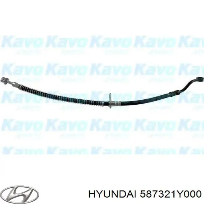 587321Y000 Hyundai/Kia latiguillos de freno delantero derecho