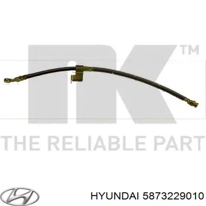 Tubo flexible de frenos delantero derecho para Hyundai Lantra 