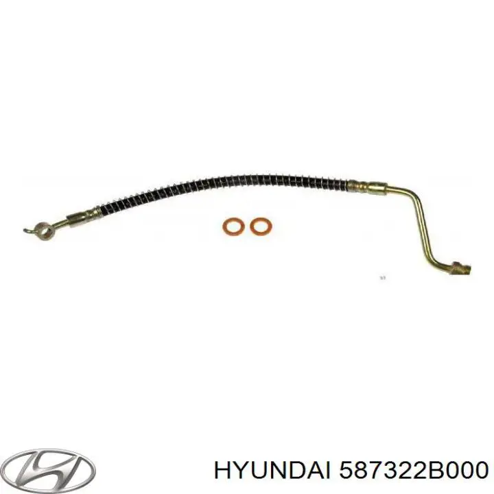 Comprar 587322B000 Hyundai/Kia Latiguillos de freno delantero derecho