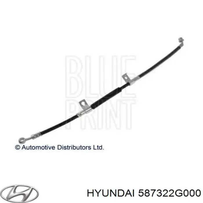 587322G000 Hyundai/Kia latiguillos de freno delantero derecho