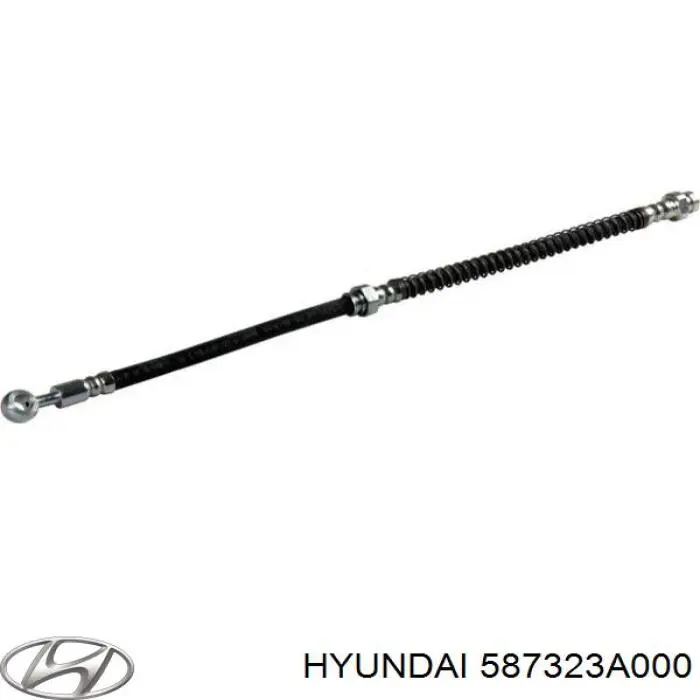 587323A000 Hyundai/Kia latiguillos de freno delantero derecho