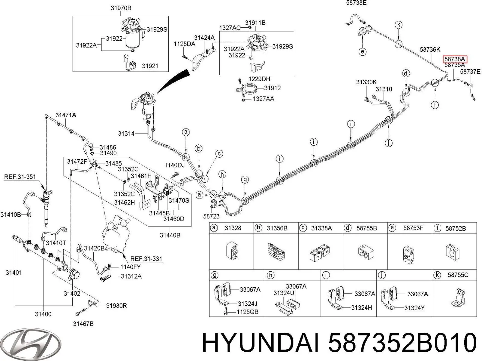 Hyundai/Kia 587352B010 precio, desde  