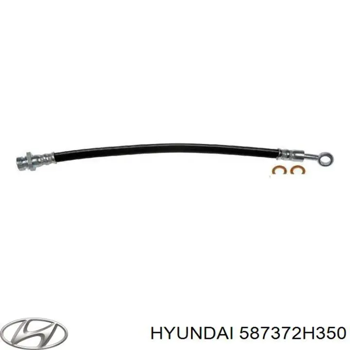 587372H350 Hyundai/Kia latiguillo de freno trasero izquierdo
