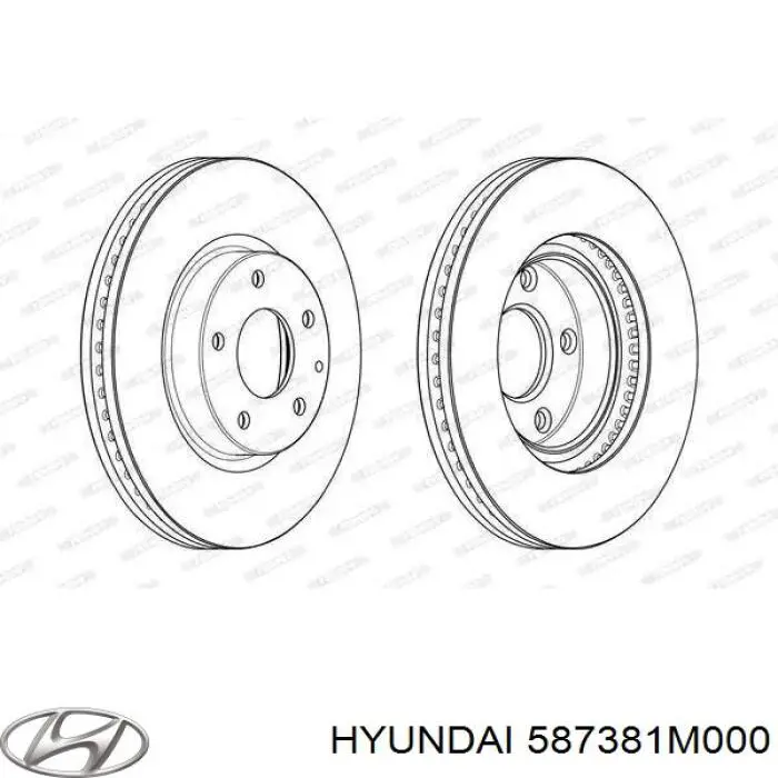 Comprar 587381M000 Hyundai/Kia Manguera de freno
