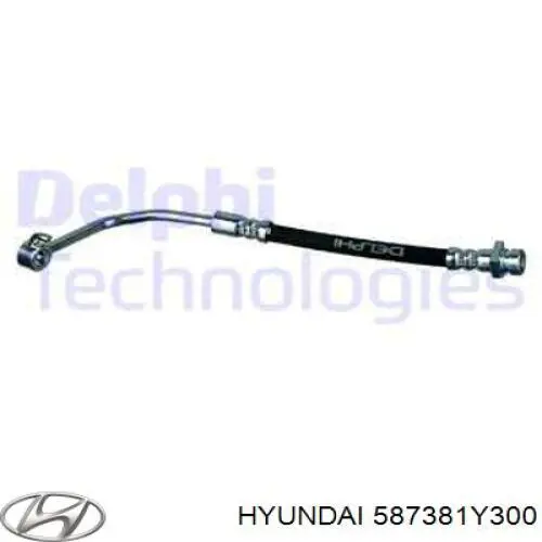 587381Y300 Hyundai/Kia latiguillos de freno trasero derecho