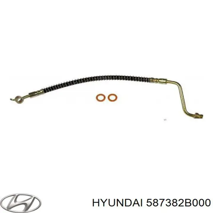 Tubo flexible de frenos trasero derecho para Hyundai Santa Fe (CM)