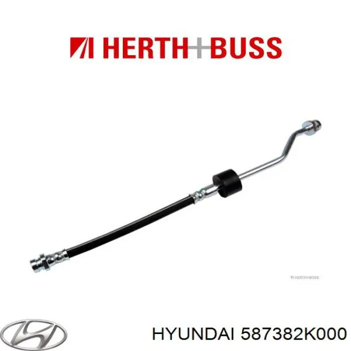 587382K000 Hyundai/Kia latiguillos de freno trasero derecho