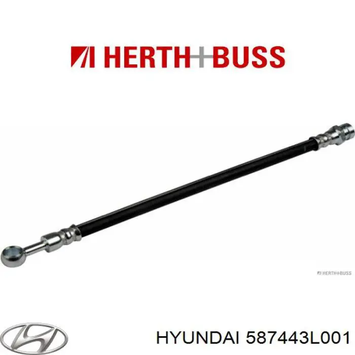 587443L001 Hyundai/Kia latiguillo de freno trasero