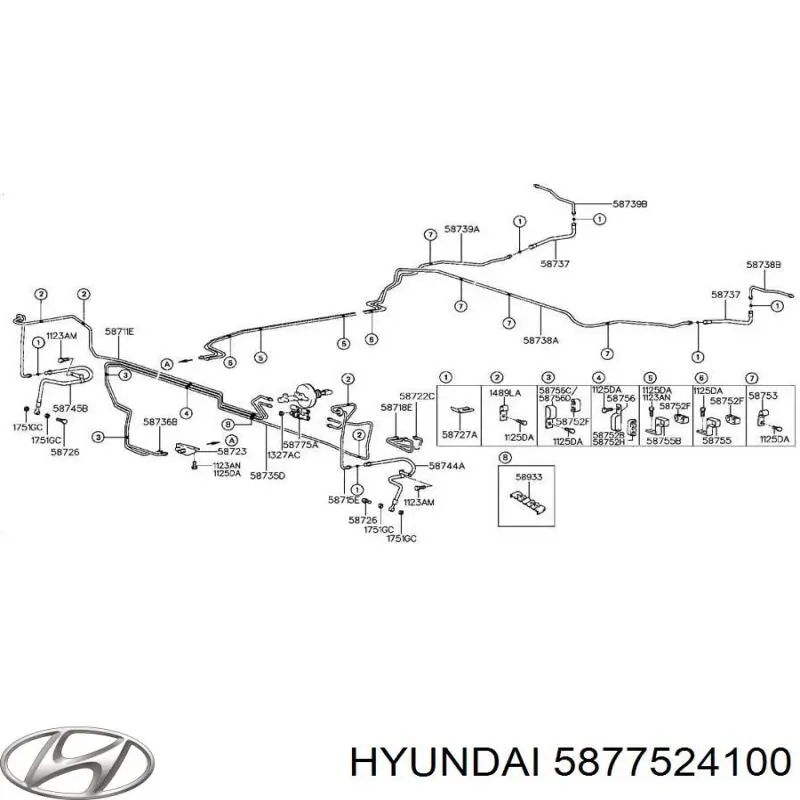 5877524100 Hyundai/Kia