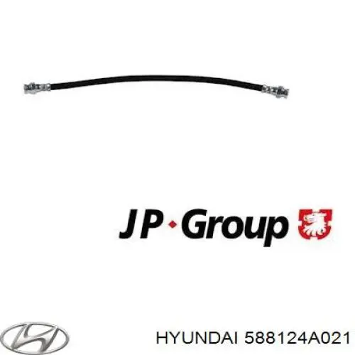 588124A021 Hyundai/Kia Tubo de frenos delantero