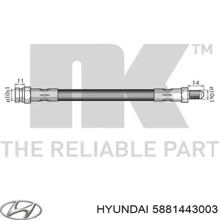 Latiguillos de freno delantero T30069 Brembo