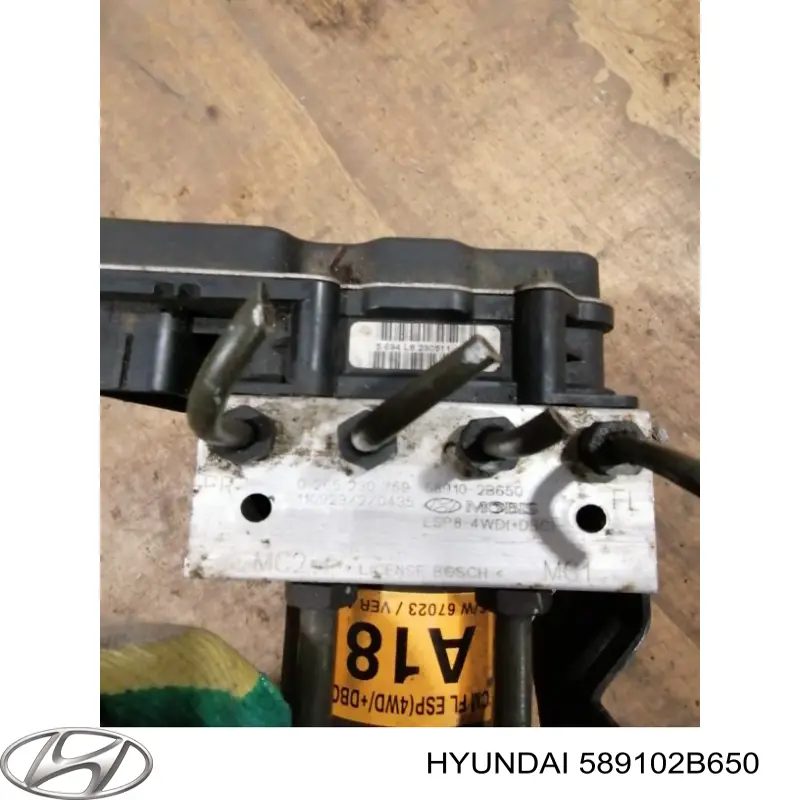 589102B650 Hyundai/Kia módulo hidráulico abs