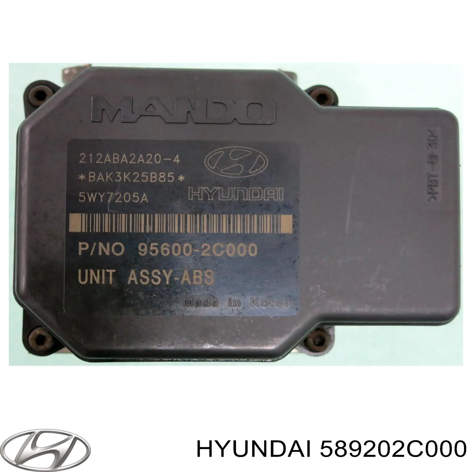 589202C000 Hyundai/Kia módulo hidráulico abs